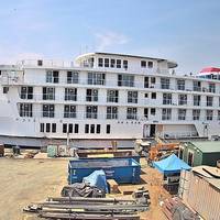 One of the Chesapeake Shipbuilding newbuild cruise ships under construction (Credit: Chesapeake Shipbuilding)