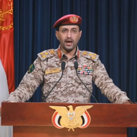 Houthi military spokesperson Yehia Sarea