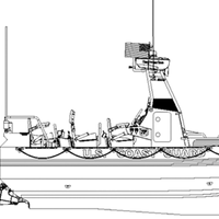 Over the horizon V cutter boat line drawing. Image courtesy of Inventech Marine Solutions.