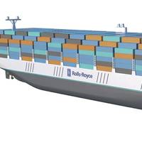 Paperless: Artist’s impressions of future Rolls-Royce vessel (Illustration: courtesy Rolls-Royce Marine)