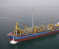 Pictured is the Espirito Santo Floating Production, Storage and Offloading (FPSO) vessel, the type of vessel that will soon be working offshore in the Gulf of Mexico. (Photo courtesy Shell)