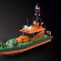 Pilot boat driver, Espen Andersen’s LEGO model of the boat he sails for DanPilot. Image courtesy DanPilot 