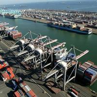 Port Container Terminals: Photo credit Port of LA