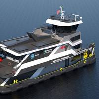 PowerCell has received a multi megawatt fuel cell system order from U.S. based Maritime Partners, worth approximately $3.6 million for delivery during the third quarter of 2023. Maritime Partners plans to launch the world’s first hydrogen-electric towboat, Hydrogen One. (Image: Maritime Partners)
