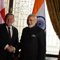 Prime Minister of Denmark Lars Løkke Rasmussen and Indian Prime Minister Narendra Modi. Photo: PIB