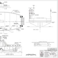 Profile drawing for sister ships Sunrise and Southside delivered in 2002 and 2009 respectively (Image: Blount Boats)
