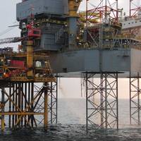 PROSPECTOR 1 on location in the U.K. Sector of the North Sea (Photo courtesy of Prospector Offshore Drilling)