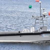 SRC’s manned/umanned diesel serial electric hybrid workboat ASV completes factory acceptance testing . Image: SeaRobotics Corporation