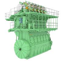 Rendering of the MAN B&W ME-LGIP engine, showing here a 6S50ME-LGIP type  (Photo: MAN Energy Solutions) 