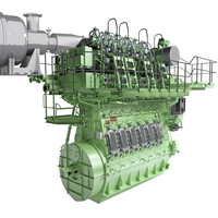 Rendering of the SCR-HP reactor with a host two-stroke engine  (Photo: MAN Energy Solutions)