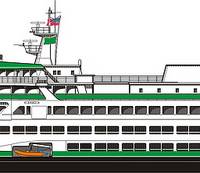 Rendering of Washington’s new 144-car ferry.