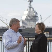 Rep. Kay Granger, R-Texas, visited Newport News Shipbuilding on Thursday. Granger serves as chairwoman of the House Appropriations Committee’s Defense Subcommittee. (Photo: John Whalen/HII)