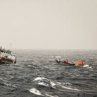Rescue operation off Somalia: Photo credit EU NAVFOR