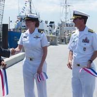 Ribbon-cutting ceremony: Photo USMMA