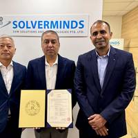 Right: Mr. Ramesh Nadarajah, Managing Director of TÜV Rheinland Singapore & Vice President Industrial Service Asia Pacific
Middle: Capt. Ritesh Sood, Managing Director & Co-Founder of Solverminds
Left: Mr. Yasushi Seto, Regional Manager of Southeast Asia and Oceania, ClassNK
Image courtesy ClassNK