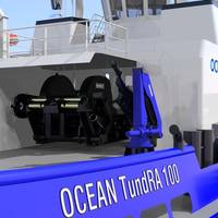 Robert Allan designed TundRA 100 with Markey equipment. It will be built by Ocean Industries Inc.