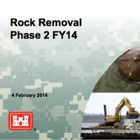 Rock Removal information: Image courtesy of the contractors