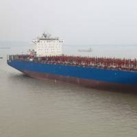Rongsheng's First Container Ship: Photo credit Rongsheng