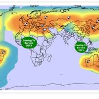 Satcom Voice Coverage: Map courtesy of Globalstar