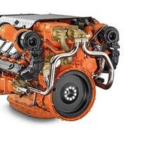 Scania 16 liter V8 EPA Tier 3 engine
