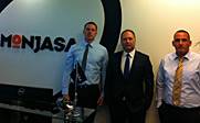Sebastian Eggert, Software Account Manager, Igor Bondar , Technical Manager Monjasa, Andreas Ahrens , IT Project Manager-GL