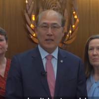 IMO Secretary-General's message addressing on Empowering women in the Maritime. Pic: International Maritime Organization (IMO)