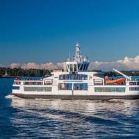 Passenger ferry Suomenlinna II, retrofitted with ABB Ability Marine Pilot Control, was remotely piloted through test area near Helsinki harbor in November 2018. Photo: ABB