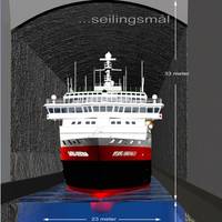 Ship in Tunnel: Image courtesy of skipstunnel.no