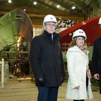 Shipyard Ministerial Visit: Photo credit Irving