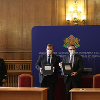 Signing ceremony for the two patrol ships / Image credit: Bulgarian Ministry of Defense