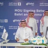 Basil Abulhamayel, Chief Financial Officer at Bahri and Jameel AlHamdan, Chief Corporate Banking Group at Alinma Bank, signed the agreement on behalf of their respective organizations. Senior executives from both sides were present at the signing ceremony. Image courtesy Bahri