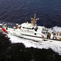 Sister ship of the USCGC Joseph Tezanos, USCGC Margaret Norvell operating in the U.S. Gulf of Mexico. (Photo: Bollinger Shipyards)