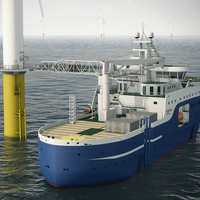 SOV on contract with Ørsted AS (former DONG energy). Image courtesy of Salt Ship Design