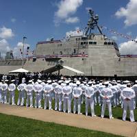 USS Gabrielle Giffords commissioning Port of Galveston June 10 2017 - U.S. Navy photo by Lt. Miranda Williams