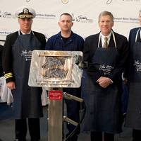 SSN 785 Keel-laying ceremony: Photo credit HII