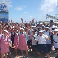 Students from various schools at WMD 2016 Photo Maritime Cook Islands
