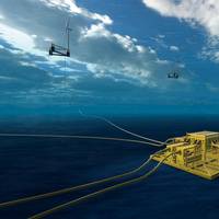 Subsea Collector connects multiple wind turbines in a star configuration to floating wind’s first subsea power distribution system.
Source Aker Solutions