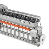 Technology group Wärtsilä has introduced its NextDF technology for a third engine, the Wärtsilä 46TS-DF dual-fuel engine. Credit: Wärtsilä