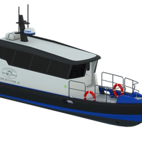 The 11-meter ProZero workboat will be used for passenger transport at the Emilsen Fisk AS breeding plant off Rørvik (Image: Tuco Marine)