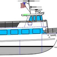 The 85 ft. ferry Blount will build for Fire Island Ferries. (Image: Blount Boats)
