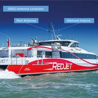 The Azurtane vessel docking user interface will be trialled on Red Funnel’s high-speed ferry, Red Jet 7, in March 2020. Photo credit: Red Funnel