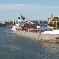 The Calumet coming into the Port of Green Bay. Photo supplied by the Port of Green Bay.