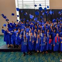 The Class of 2017 at Ingalls Shipbuilding's Apprentice School celebrates at their graduation ceremony (Photo: Andrew Young/HII)