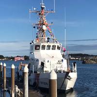 The Coast Guard Cutter Dorado (WPB-87306) before a decommissioning ceremony on March 10, 2021 in Crescent City, Calif. (Photo: U.S. Coast Guard)