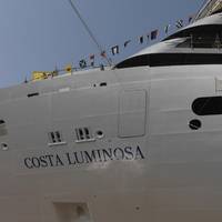  The Costa Luminosa, which will be able to accommodate 2,828 Guests and is 92,700 gross tonnage, was launched at Fincantieri’s shipyard in Marghera.