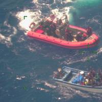 The crew of Coast Guard Cutter Joseph Napier transferred custody of 79 kilograms of cocaine and nine suspects to DEA authorities in Puerto Rico, Monday. The interdiction is the result of multi-agency efforts involving Coast Guard’s Western Hemisphere Strategy, the Caribbean Corridor Strike Force Initiative and Operation Unified Resolve. (U.S. Coast Guard photo)