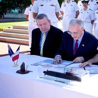 The Future Submarine Program Strategic Partnering Agreement (SPA) is signed by the Commonwealth of Australia and Naval Group in February 2019 (Photo: Naval Group)