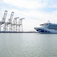 The Grand Princess arrives in Oakland on March 9 (Photo: Port of Oakland)