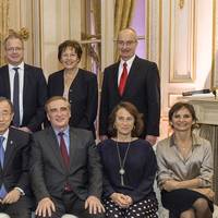 The High-level Advisory Group on Sustainable Transport convened in Paris in connection to the COP21 to provide recommendations on sustainable transport. The Maersk Group is represented in the Group by CEO of APM Shipping Services Morten Engelstoft. Photo: Maersk Group