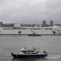 The hospital ship USNS Comfort departs New York after treating patients in the world's epicenter of coronavirus infections (Photo: U.S. Navy photo by Mass Communication Specialist 3rd Class Keia Randall)